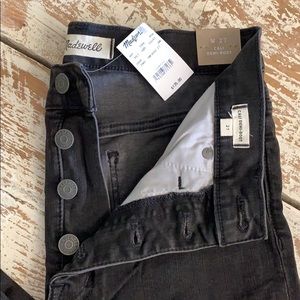 Madewell Cali Demi-Boot Size 27 black denim NWT